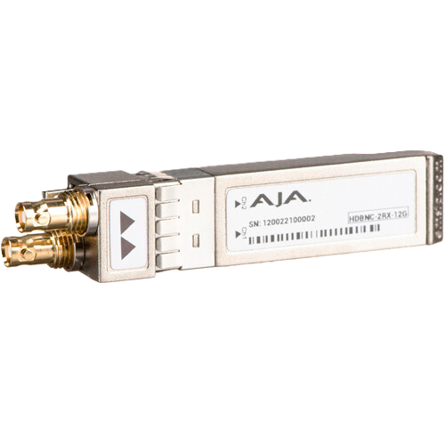 AJA 12G/6G-SDI Dual Coax HD-BNC Receiver for FS4 Synchronizer