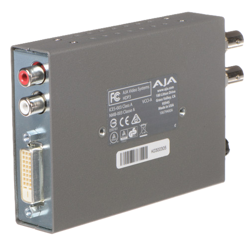 AJA HDP3 3G-SDI to DVI-D Converter with Audio