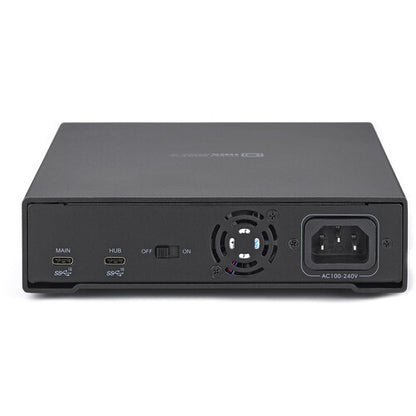 Oyen Digital HDX Pro C Dual USB-C Enterprise Hard Drive Ports Inputs Back Rear View