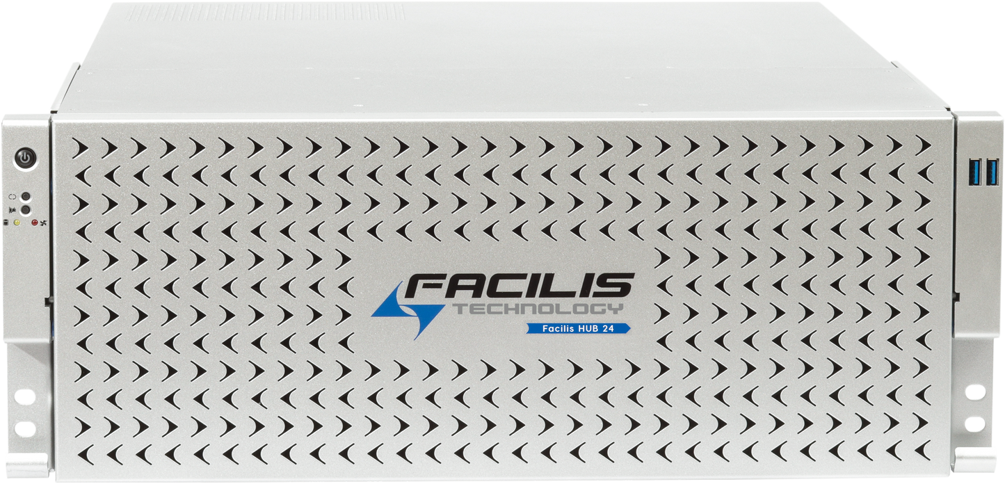 Facilis HUB 24 - 144TB System with Unlimited Seats of FastTracker, Smart Access Rules and WANLink Remote Client