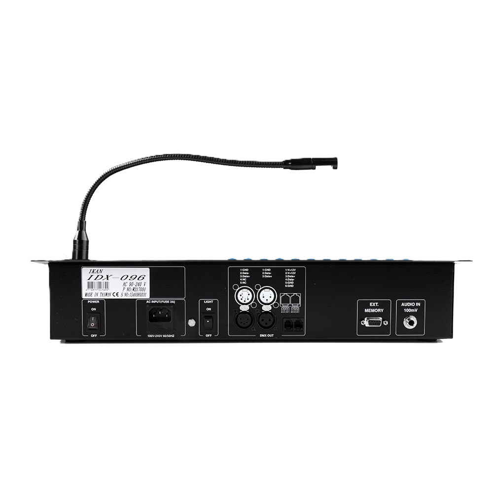 Ikan 96 Channel DMX Console Ports Inputs