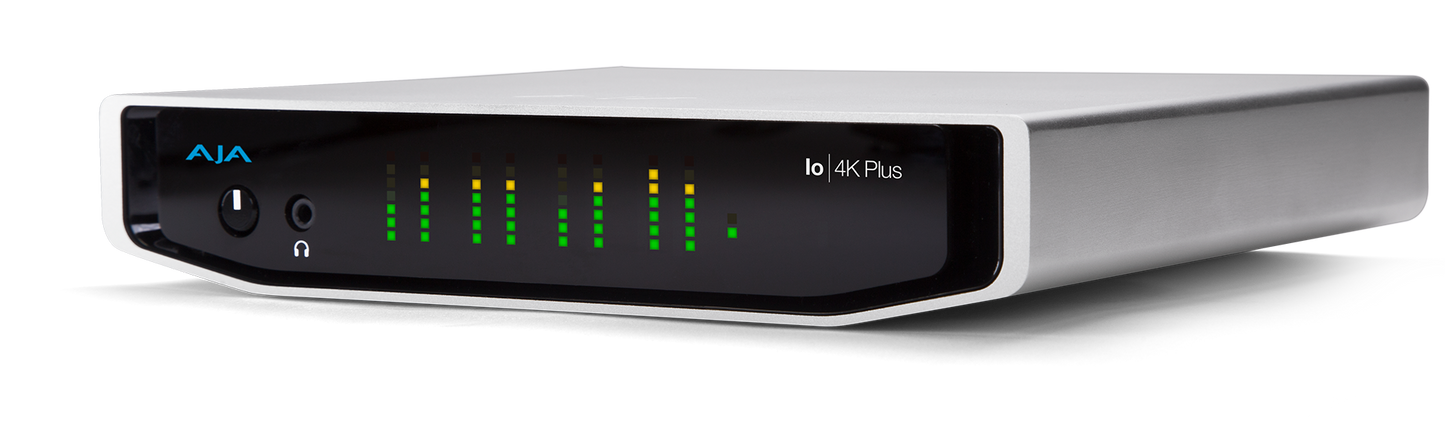 AJA Io 4K Plus Professional Video and Audio I/O over Thunderbolt 3™ with 12G-SDI and HDMI 2.0