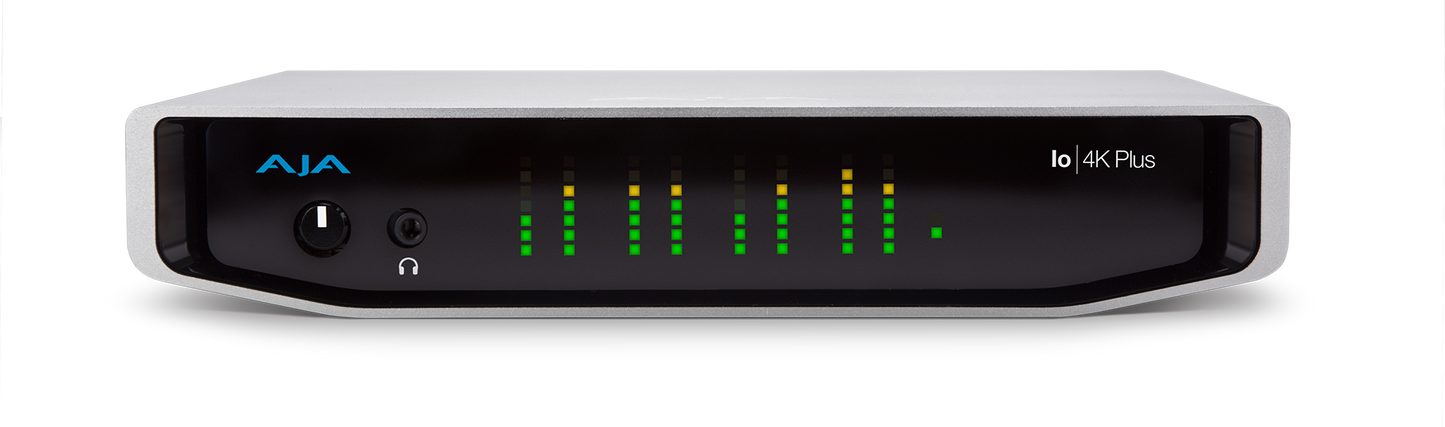AJA Io 4K Plus Professional Video and Audio I/O over Thunderbolt 3™ with 12G-SDI and HDMI 2.0