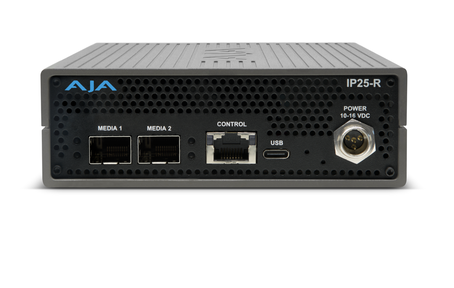 AJA 25 GigE IP Converter – Dual HDMI 2.0 + Quad 12G-SDI Outputs