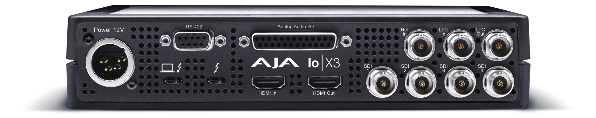 AJA IOX3 Rear