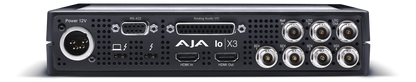 AJA IOX3 Rear