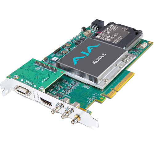 AJA KONA 5 8K/4K PCIe Video I/O Card – PCIe Power