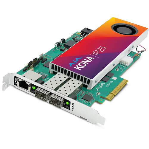 AJA KONA IP25 SMPTE ST 2110 IP I/O Card