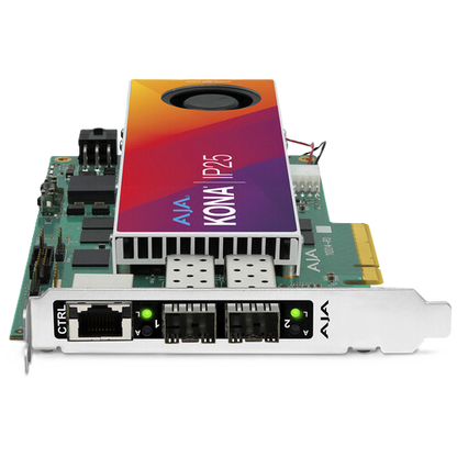 AJA KONA IP25 SMPTE ST 2110 IP I/O Card