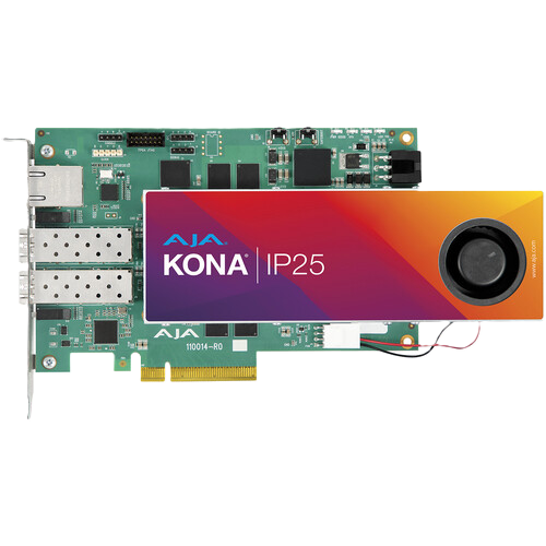 AJA KONA IP25 SMPTE ST 2110 IP I/O Card