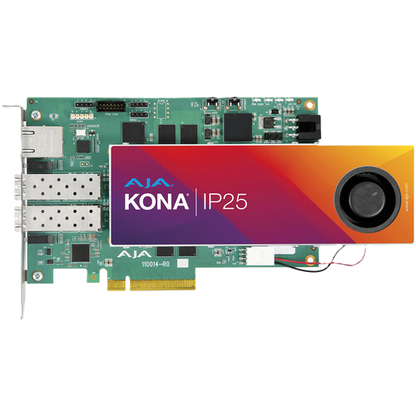 AJA KONA IP25 SMPTE ST 2110 IP I/O Card