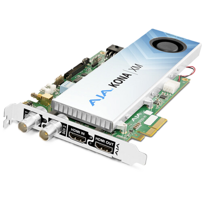 AJA KONA XM 12G-SDI and HDMI 2.0 Ultra-Low-Latency PCIe Card with Fan