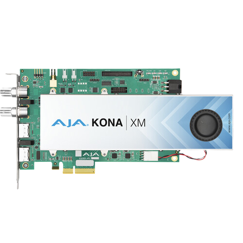 AJA KONA XM 12G-SDI and HDMI 2.0 Ultra-Low-Latency PCIe Card with Fan