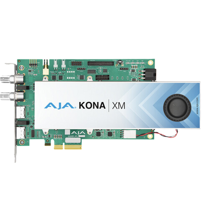 AJA KONA XM 12G-SDI and HDMI 2.0 Ultra-Low-Latency PCIe Card with Fan