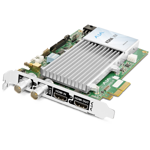 AJA KONA XM 12G-SDI and HDMI 2.0 Ultra-Low-Latency PCIe Card – Fanless
