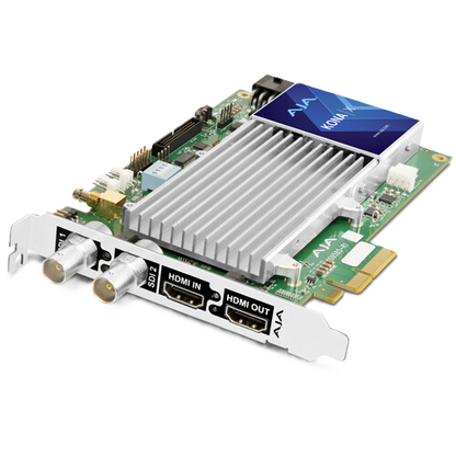 AJA KONA X 12G-SDI and HDMI 2.0 Ultra-Low-Latency PCIe Card – Fanless