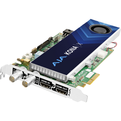 AJA KONA X 4K/UltraHD PCIe Video I/O Card with 12G-SDI and HDMI 2.0