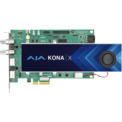 AJA KONA X 4K/UltraHD PCIe Video I/O Card with 12G-SDI and HDMI 2.0