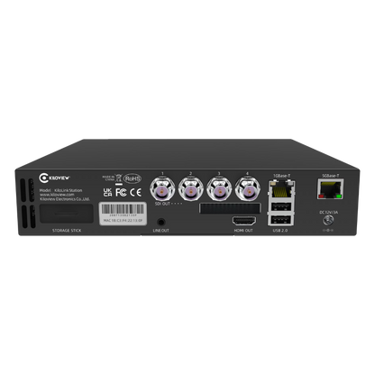 Kiloview KiloLink Station PRO with HDMI and 4x 3G-SDI Ports Inputs Back Rear View