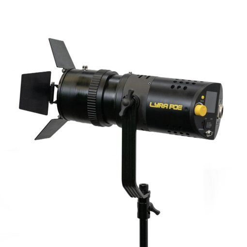 iKan Lyra POE Bi-Color Studio Zoom Fresnel LED Light w/ ArtNet and sACN DMX
