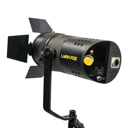 iKan Lyra POE Bi-Color Studio Zoom Fresnel LED Light w/ ArtNet and sACN DMX