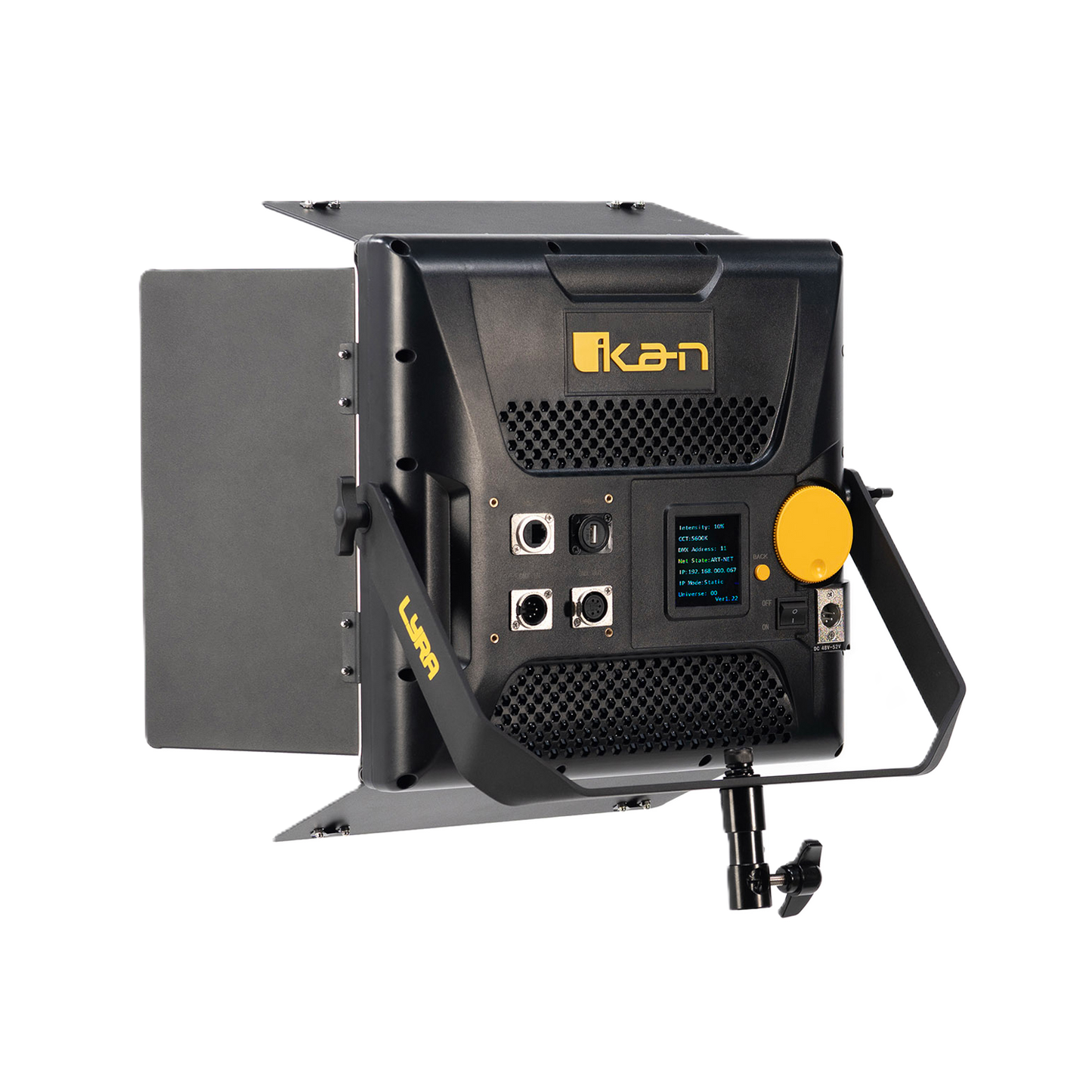 IKAN Lyra POE 1×1 Bi-Color Studio Panel Soft LED Light w/ ArtNet and sACN DMX