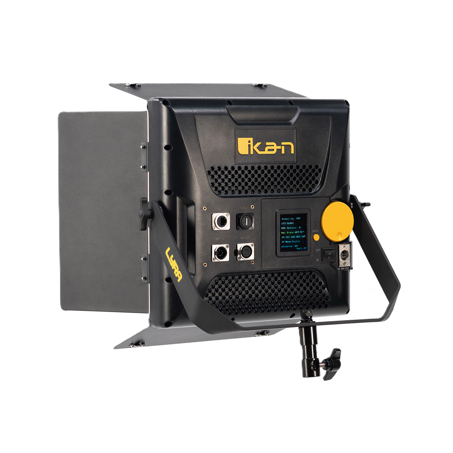 IKAN Lyra POE 1×1 Bi-Color Studio Panel Soft LED Light w/ ArtNet and sACN DMX