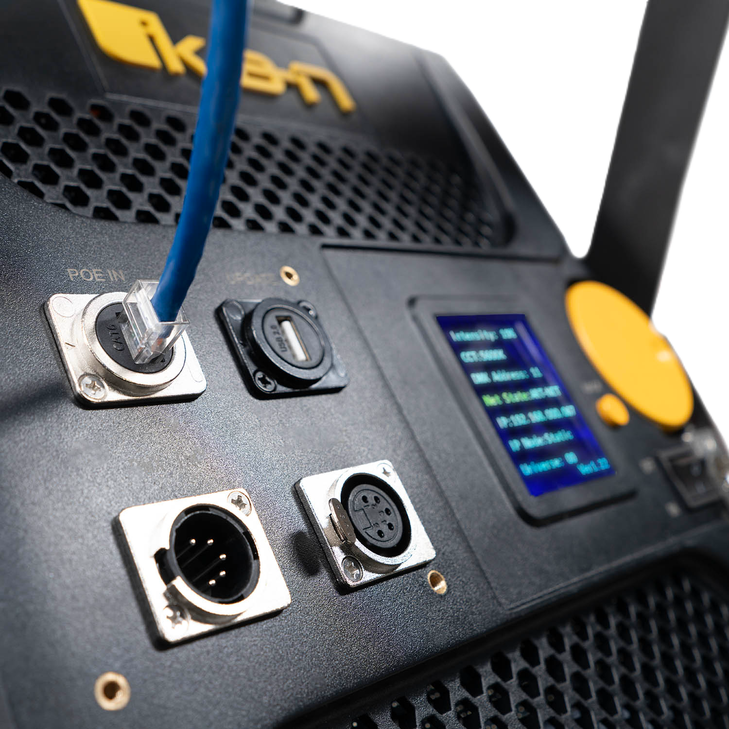 IKAN Lyra POE 1×1 Bi-Color Studio Panel Soft LED Light w/ ArtNet and sACN DMX