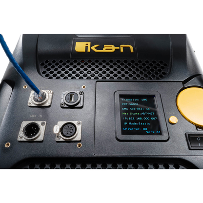 IKAN Lyra POE 1×1 Bi-Color Studio Panel Soft LED Light w/ ArtNet and sACN DMX