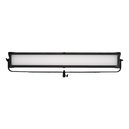 Rectangular LED IKAN light bar with black frame and white panel on a white background
