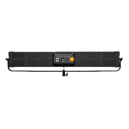 Black IKAN LED light bar with control panel on a white background