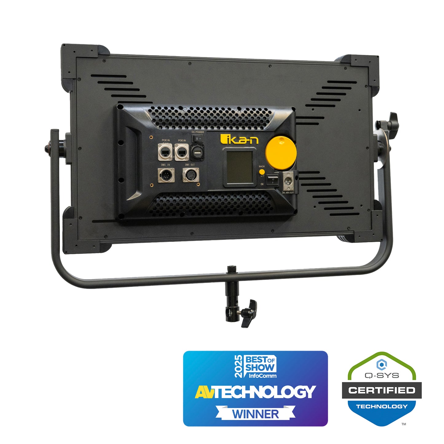 iKan Lyra POE 1 x 2 Bi-Color Studio Soft Panel LED Light w/ ArtNet and sACN DMX