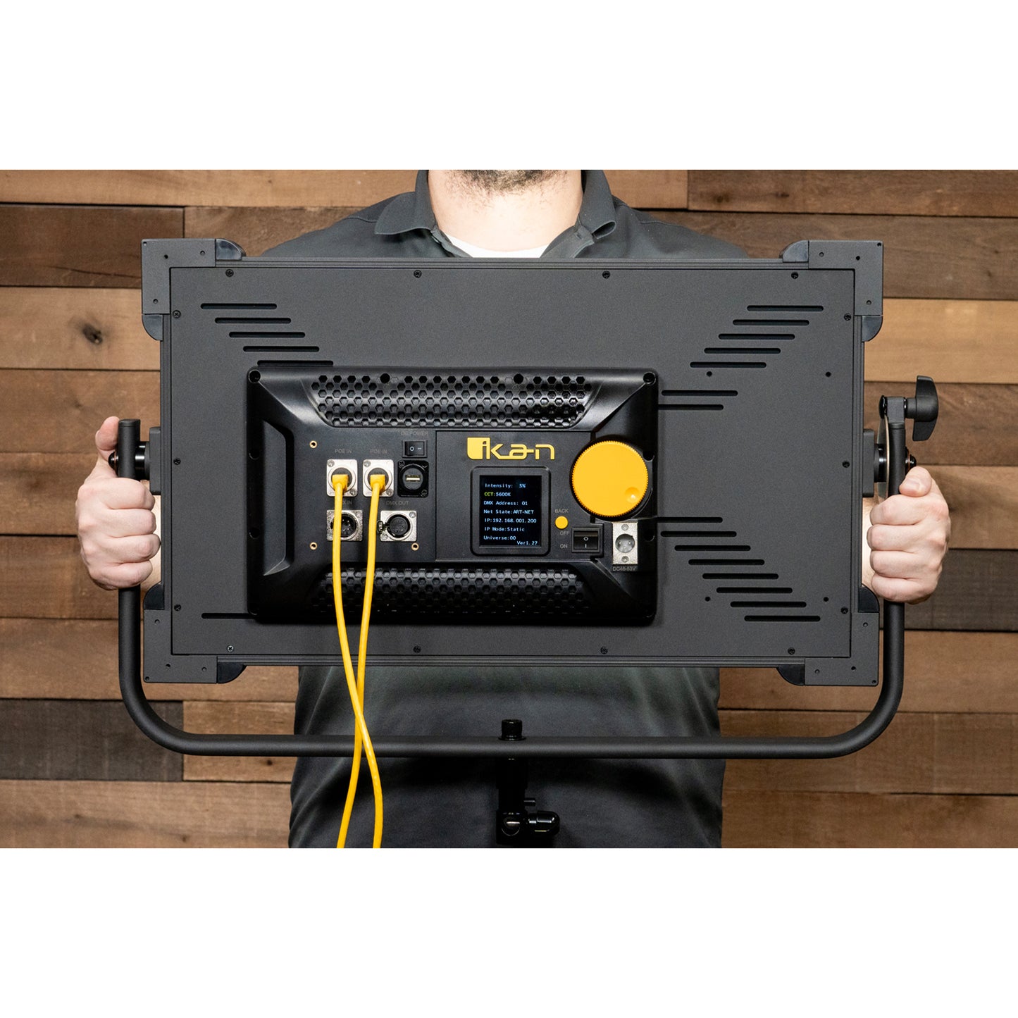 iKan Lyra POE 1 x 2 Bi-Color Studio Soft Panel LED Light w/ ArtNet and sACN DMX