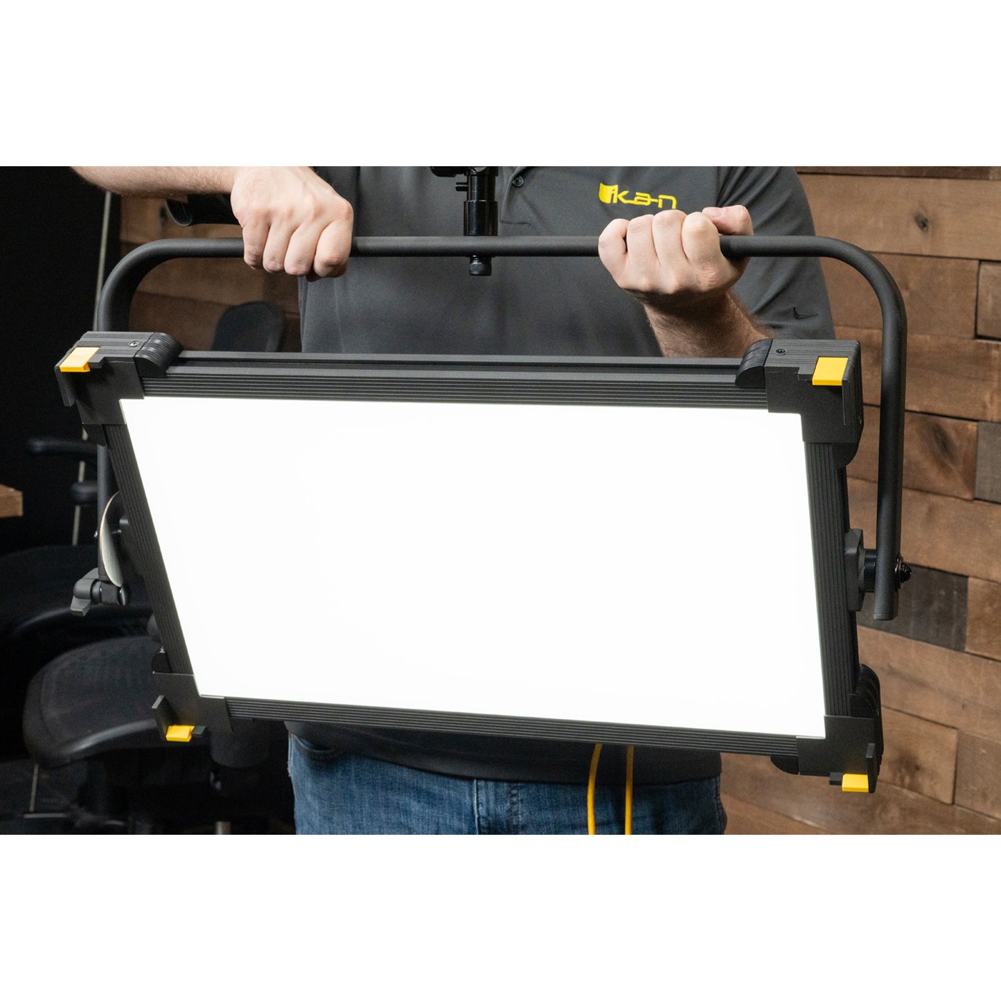 iKan Lyra POE 1 x 2 Bi-Color Studio Soft Panel LED Light w/ ArtNet and sACN DMX