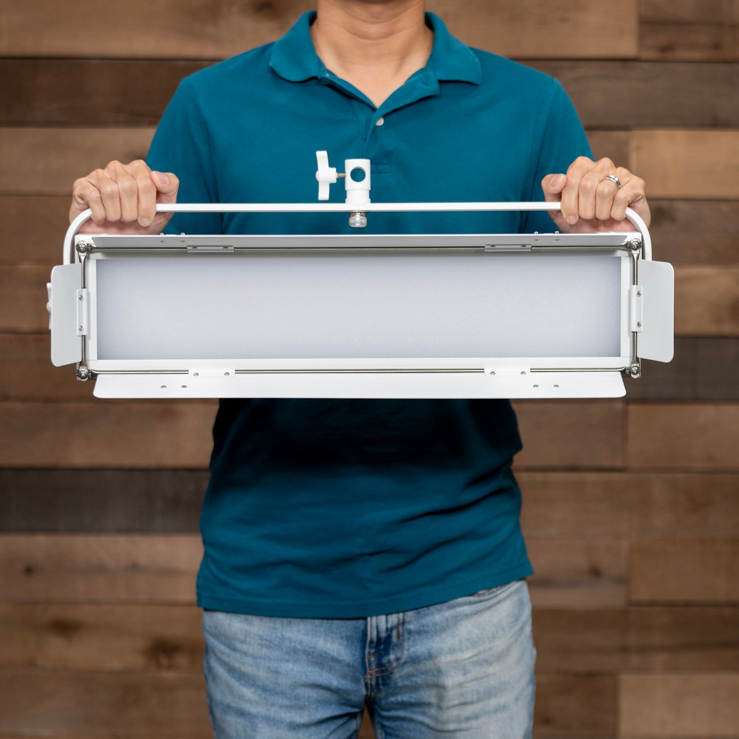 iKan Lyra POE Low Profile Bi-Color Studio Panel Soft LED Light w/ ArtNet and sACN DMX (White)