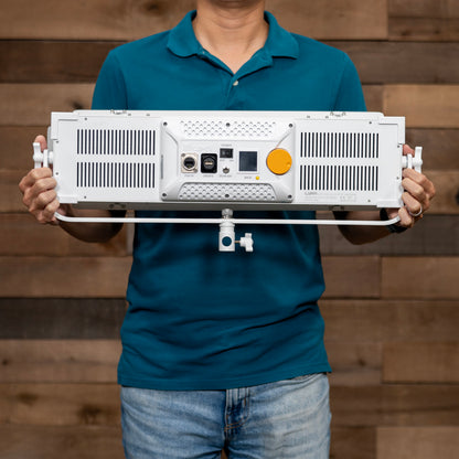 iKan Lyra POE Low Profile Bi-Color Studio Panel Soft LED Light w/ ArtNet and sACN DMX (White)