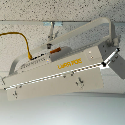 iKan Lyra POE Low Profile Bi-Color Studio Panel Soft LED Light w/ ArtNet and sACN DMX (White)