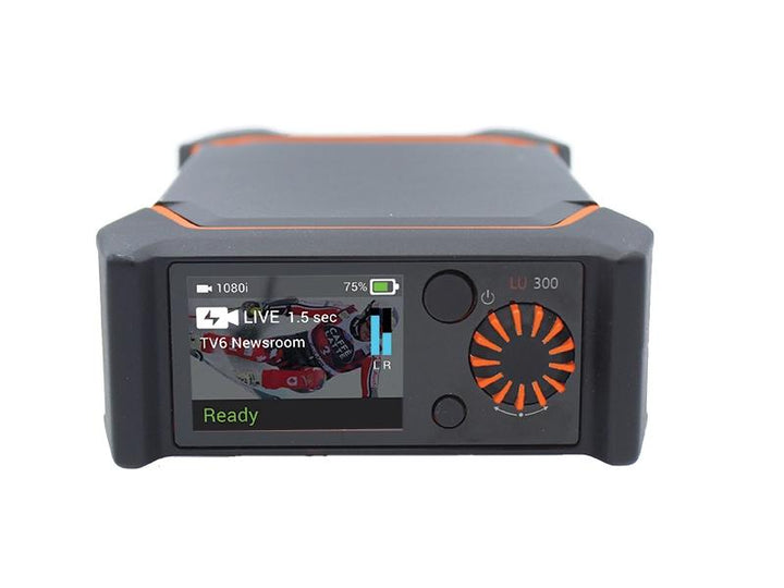 LiveU LU300S HEVC video transmit unit with 2 internal (AT&T & T-Mobile) 4G modems + 2 external 4G Modem(Verizon & AT&T)