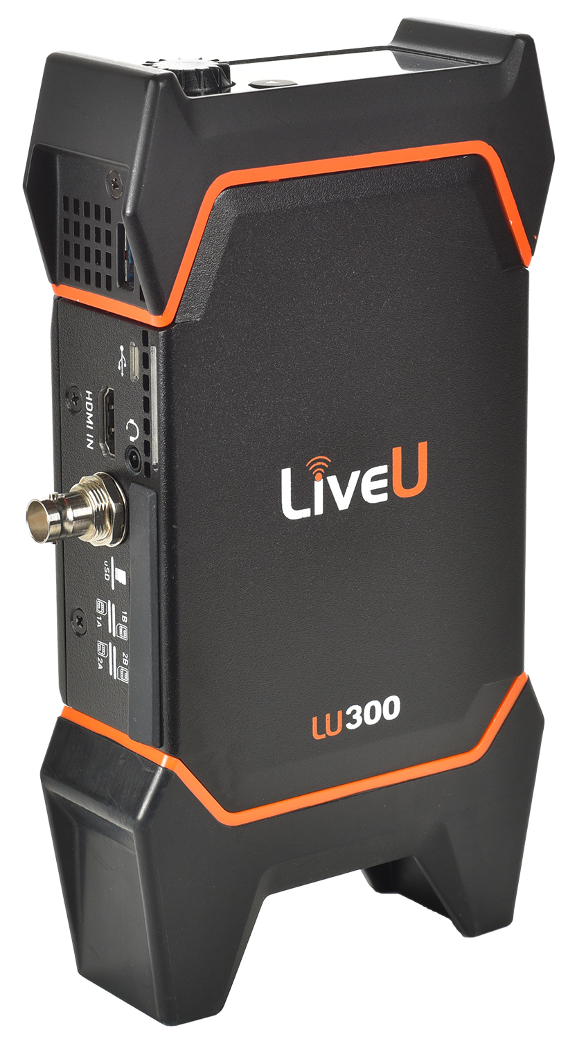 LiveU LU300S HEVC video transmit unit with 2 internal (AT&T & T-Mobile) 4G modems + 2 external 4G Modem(Verizon & AT&T)