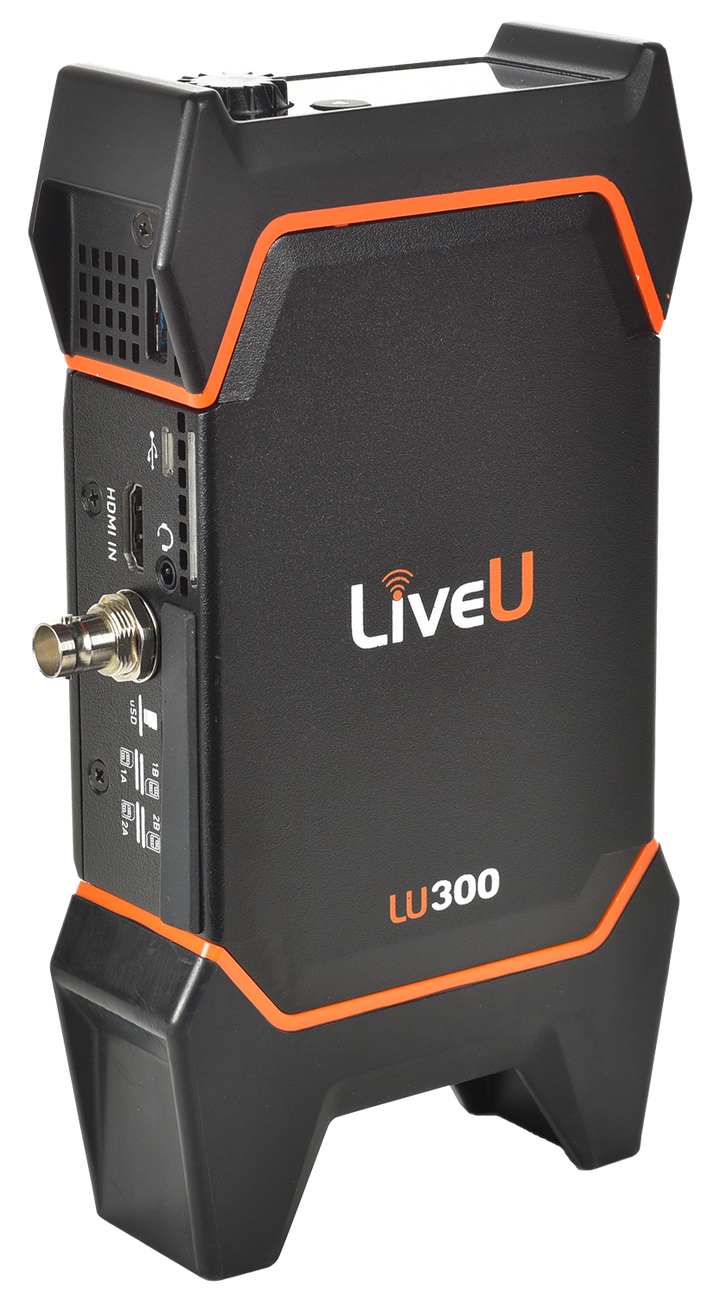 LiveU LU300S HEVC video transmit unit with 2 internal (AT&T & T-Mobile) 4G modems + 2 external 4G Modem(Verizon & AT&T)