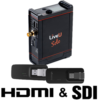 LiveU Solo HDMI + SDI With Solo Connect 2 Modem Bundle