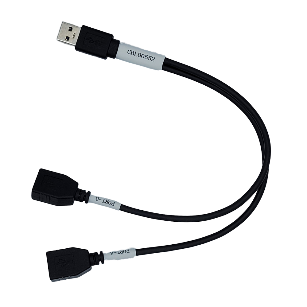 LiveU Pro Y-Cable with 1 x USB-A Male to 2 x USB-A Female Connectors for LiveU Solo PRO (Pair)