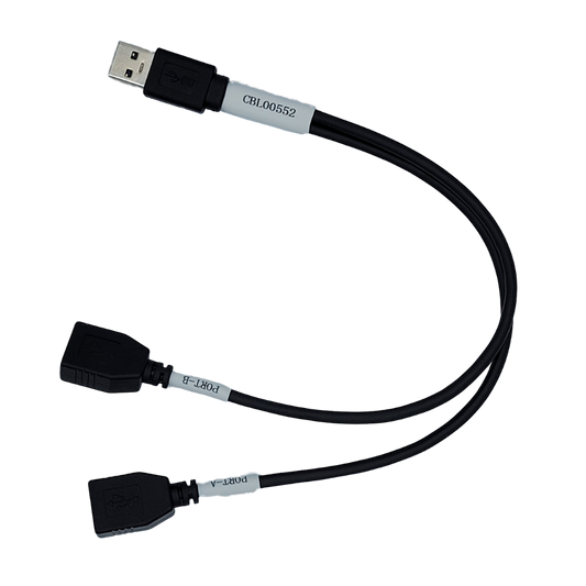LiveU Pro Y-Cable with 1 x USB-A Male to 2 x USB-A Female Connectors for LiveU Solo PRO (Pair)