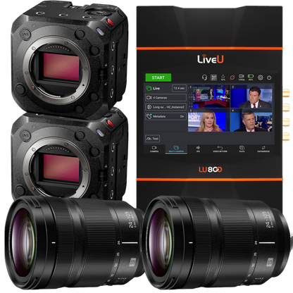 LiveU LU800 Pro with LUMIX AW-UB50 Multicamera Live Anywhere Bundle