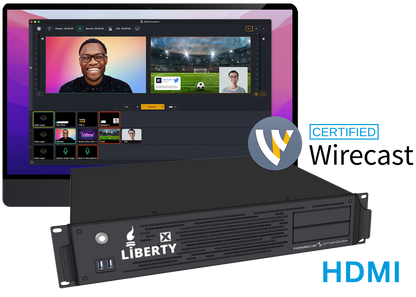 Liberty X HDMI Workstation with Telestream Wirecast Pro Software Perpetual