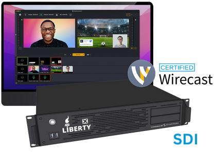 Liberty X SDI Workstation with Telestream Wirecast Pro Software Perpetual