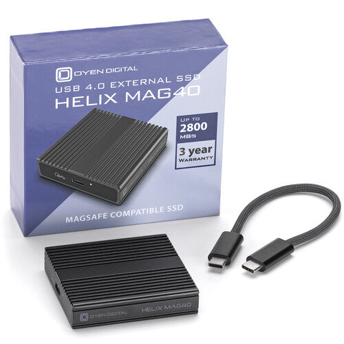 Oyen Digital Helix Mag10 USB-C (3.2 Gen2) Portable Magnetic SSD 2TB