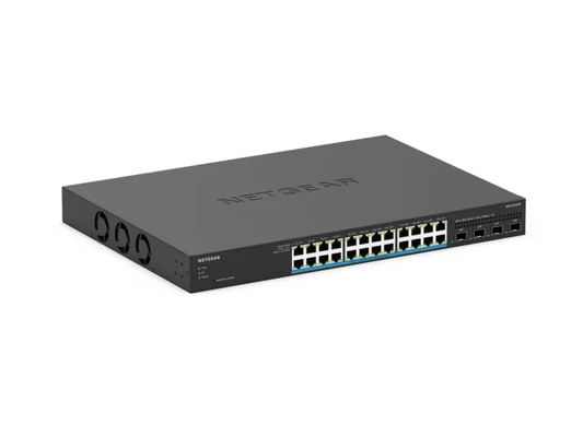 NETGEAR MS324TXUP 24-Port Multi-Gigabit (2.5G) Ethernet Ultra60 PoE++ Smart Switch with 4 SFP+ Ports