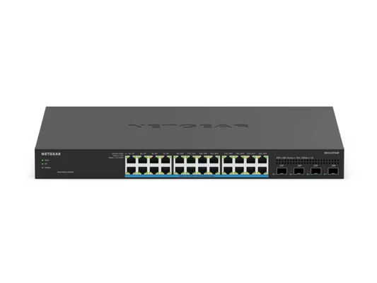 NETGEAR MS324TXUP 24-Port Multi-Gigabit (2.5G) Ethernet Ultra60 PoE++ Smart Switch with 4 SFP+ Ports