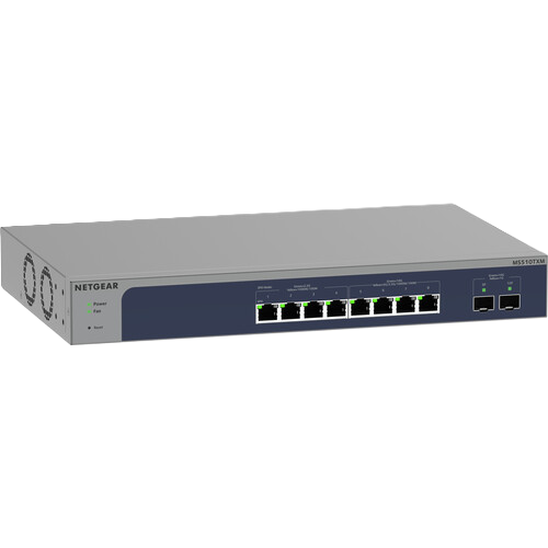NETGEAR MS510TXM 8-Port Multi-Gigabit/10G Ethernet Smart Switch with 2 SFP+ Ports